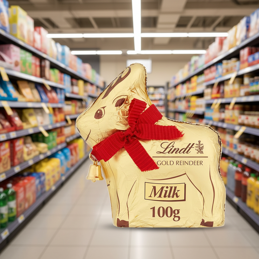 16 x Lindt Gold Reindeer - 100GM