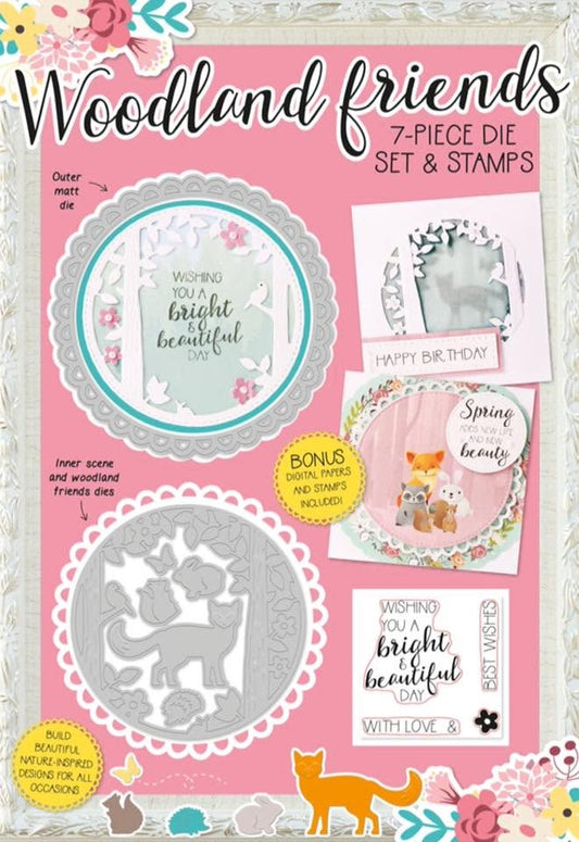 die cutting essentials Issue 32. magazine Woodland friend.