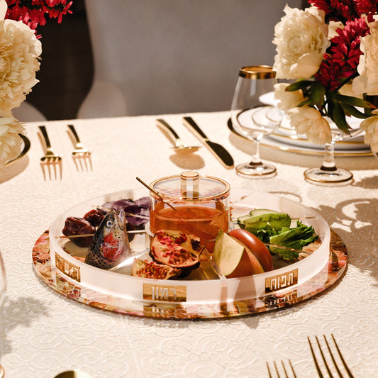 Blush Nectar Simanim Tray