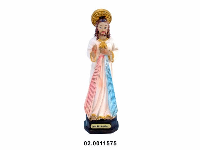 MARFINITE - MERCIFUL JESUS PAINTED RESIN