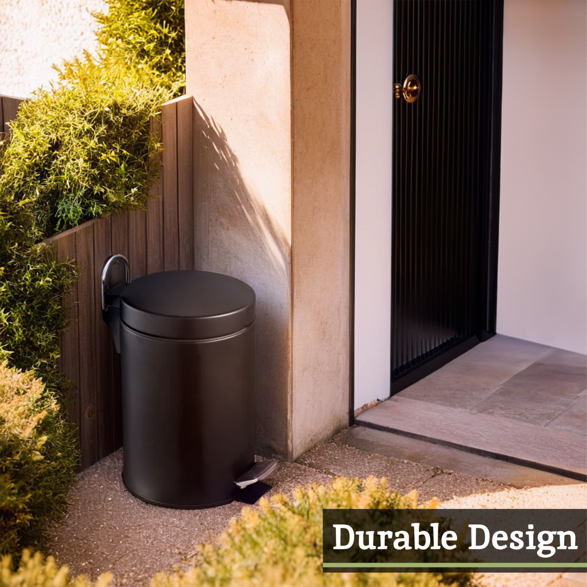 Black 3 Litre Pedal Bin | Parker
