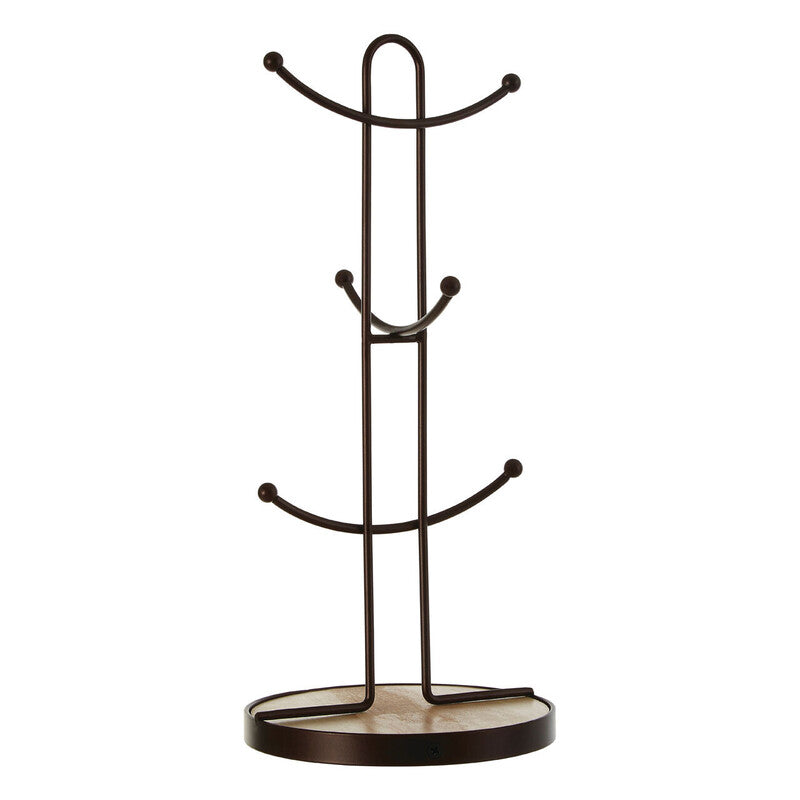Bronze Powder Coated 6 Mug Tree | Vertex