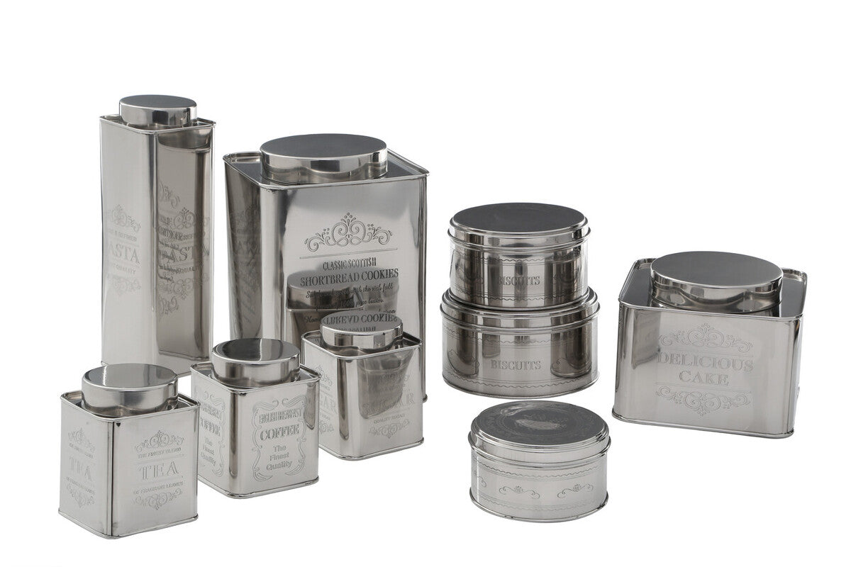 Silver Pasta Canister | Chai