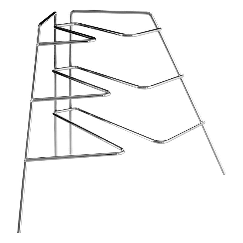 Corner Plate Rack with Chrome Finish | Wallis