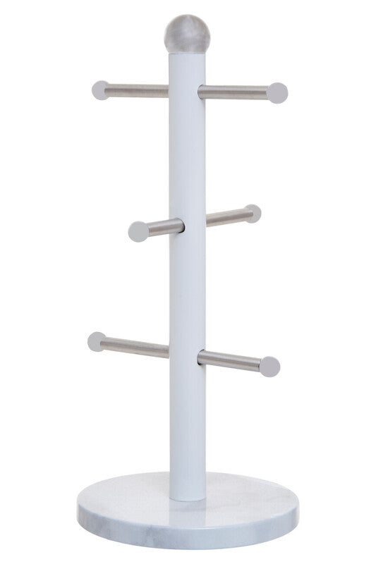 Marble Effect and Silver Mug Tree | Easton