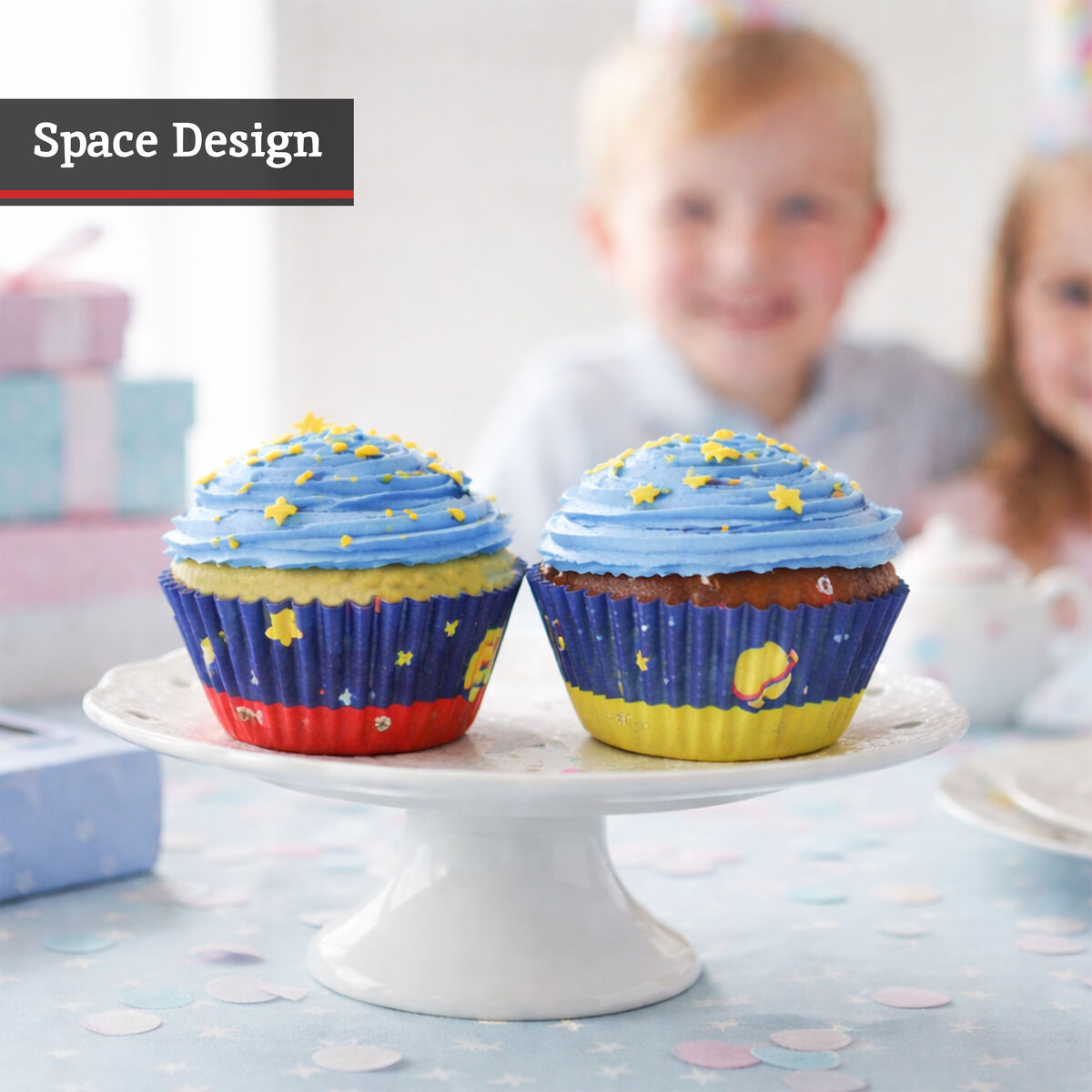 Diva 40 Piece Large Cupcake Cases | Rocket