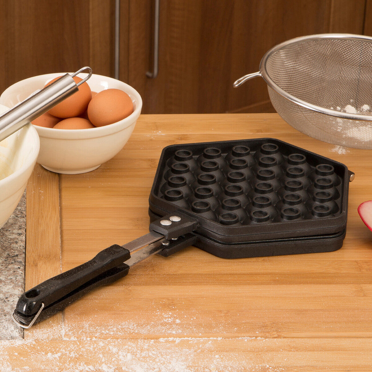 Hexagonal Eggette Waffle Maker | From Scratch