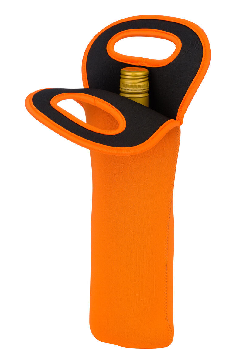 Orange Wine Bottle Holder | Neoprene
