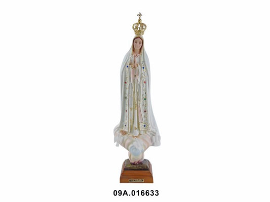 ART. RELIGIOSO -IMAGEM PINTADA C/BRILHANTES 45CM