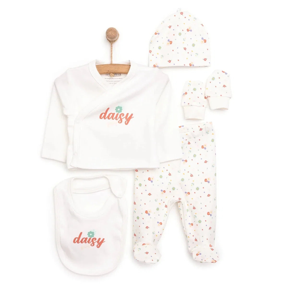 HelloBaby Newborn 5 pcs Starter Set - Ecru