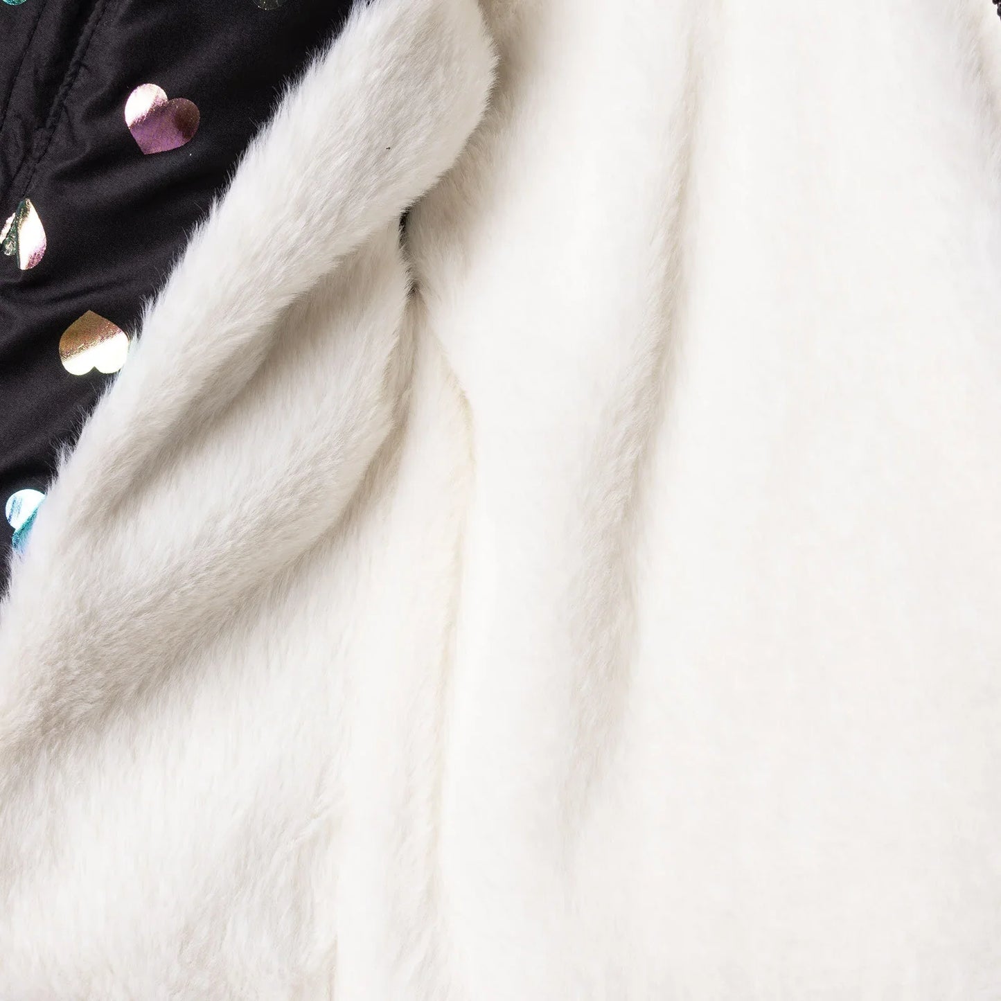 HelloBaby  Coat - Black Printed