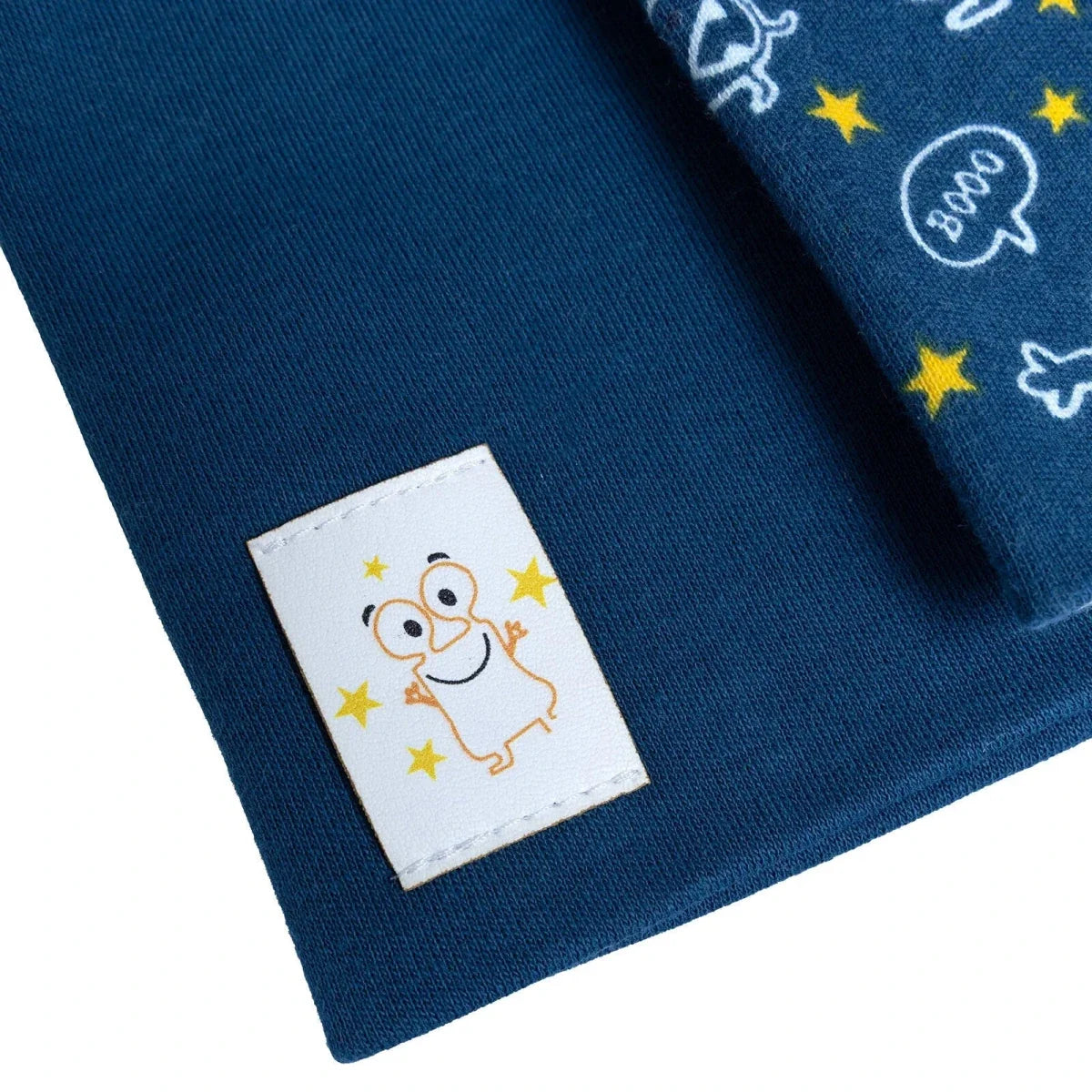 HelloBaby Boys 2-Pack Hat Monster - Navy Blue