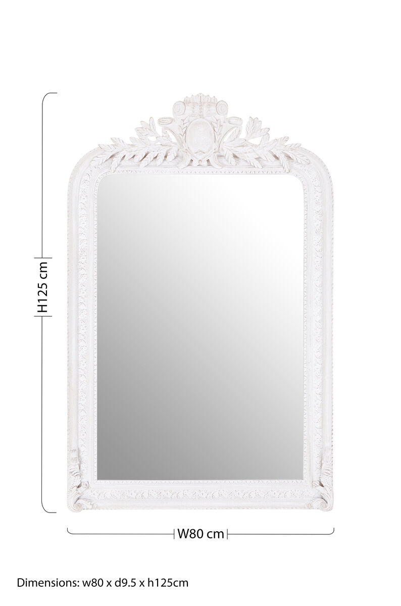 Stone Grey Wall Mirror | Gloria