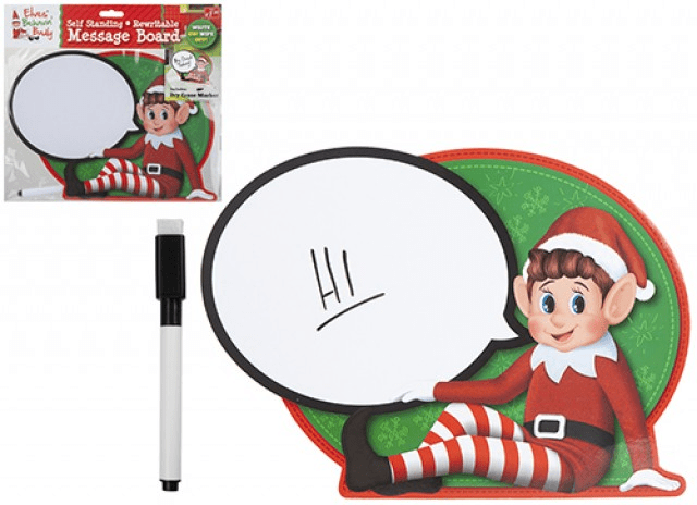 Elf Speech Bubble Standing Sign