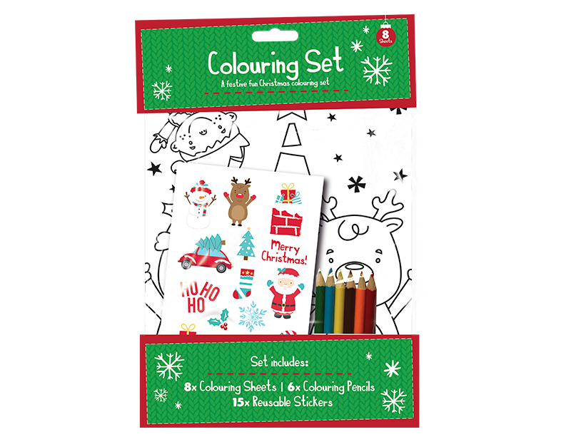 Festive Colouring Set