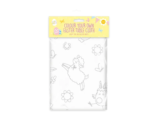 Colour Your Own Easter Table Cloth