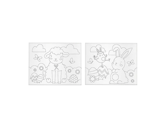 Assorted Easter Colour Your Own Canvas