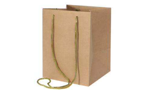 Natural Hand Tie Bag