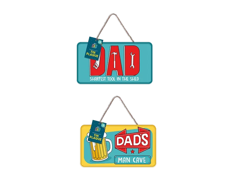 Fathers Day Tin Plaque