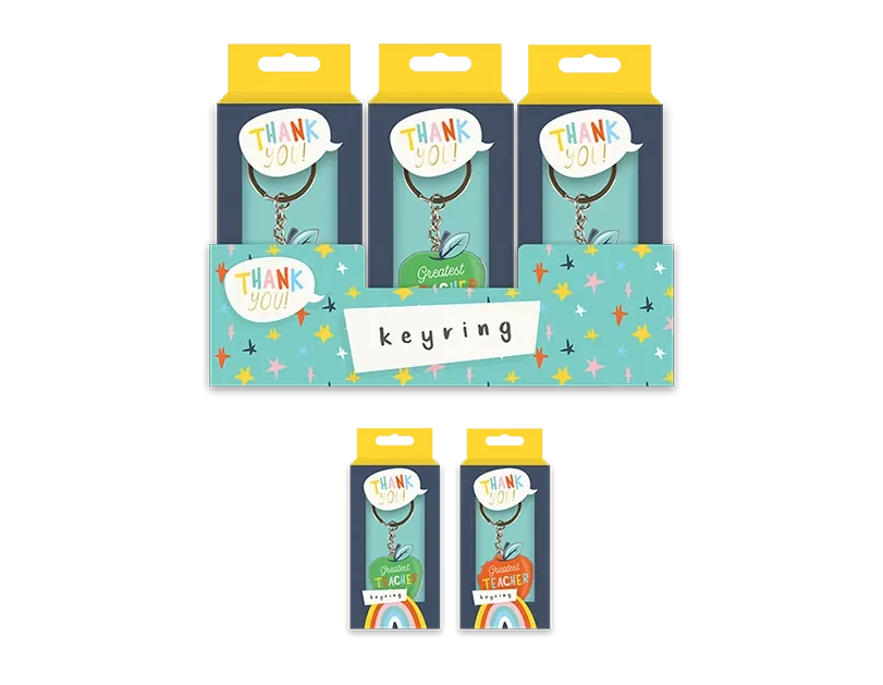 Assorted Teacher Keyring