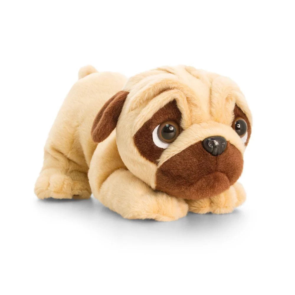Laying Pugsley with Heart &amp; Sound (26cm)