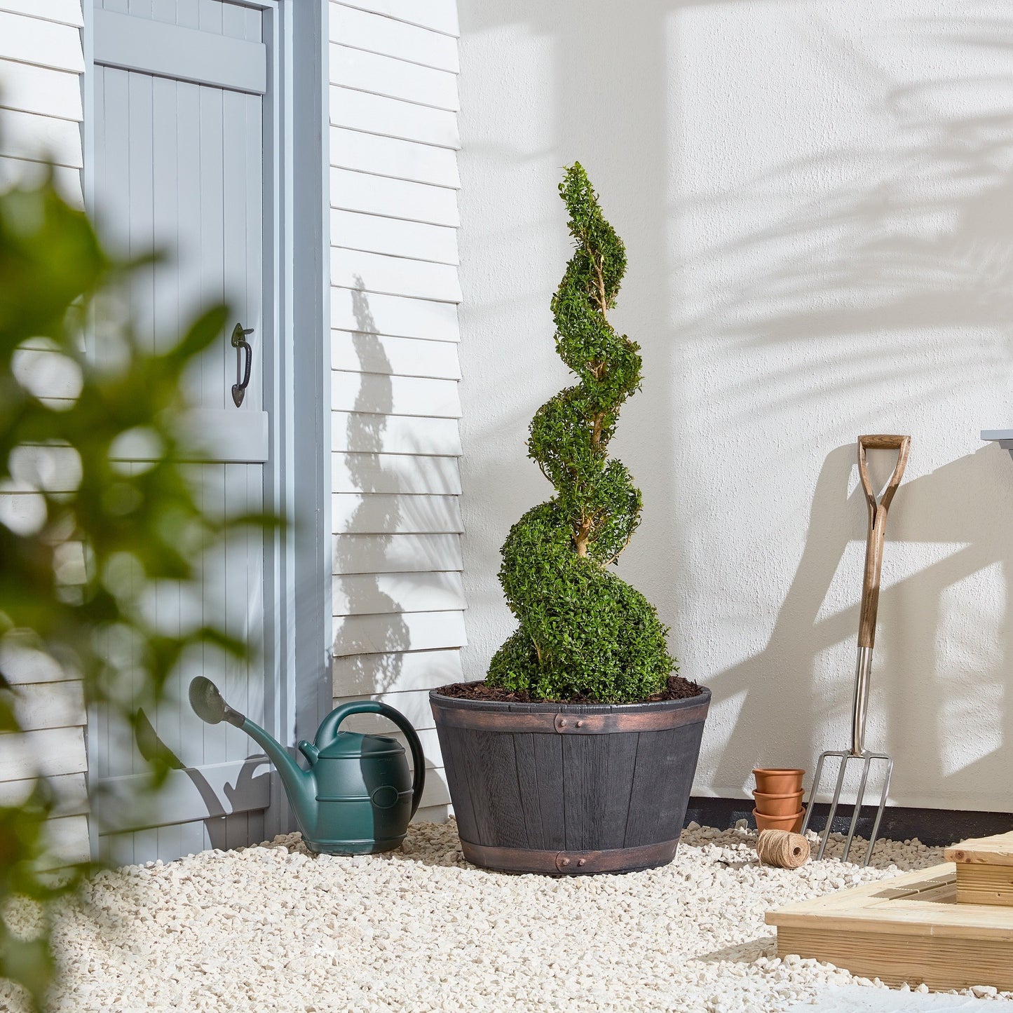 Oak Barrel Planter (63cm)