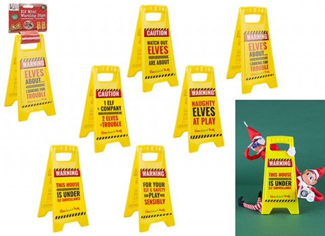 Elf Slogan Warning Sign