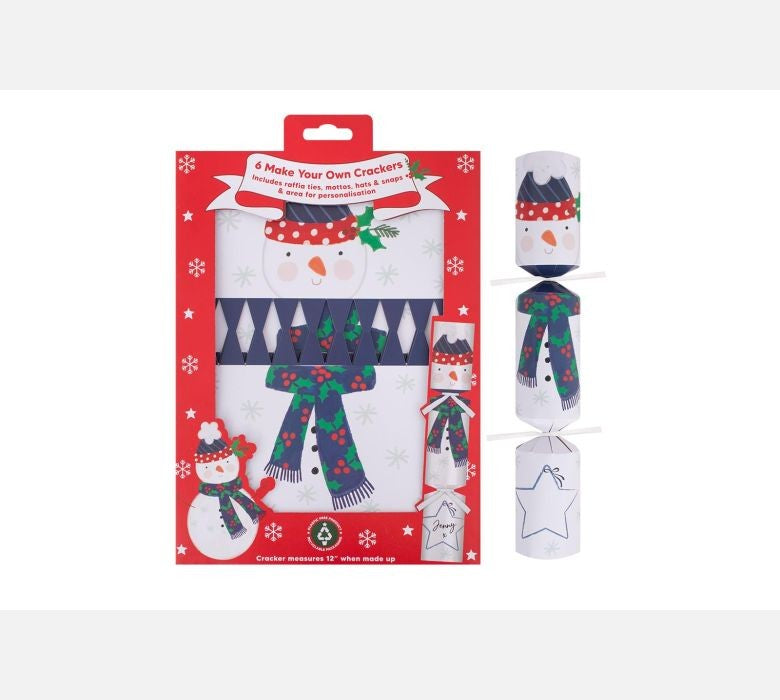 6 MYO Crackers Snowman (12inch)