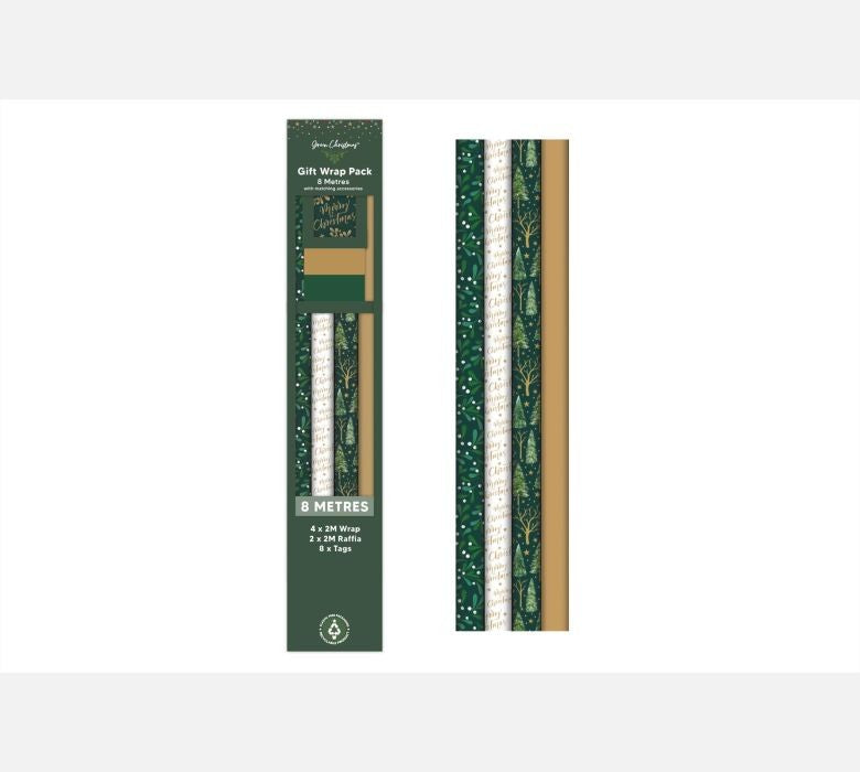 Mistletoe Gift Wrap Pack (8m)