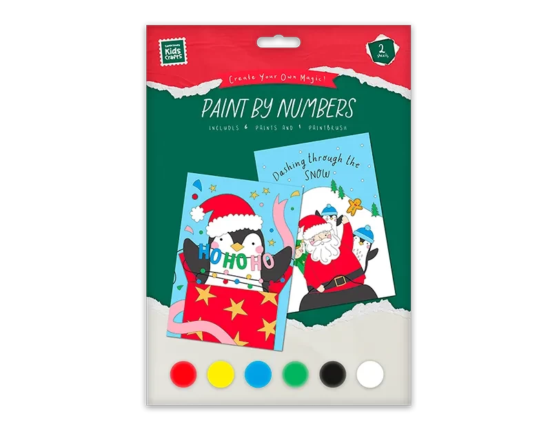 Christmas Paint by Numbers (Pack of 2)