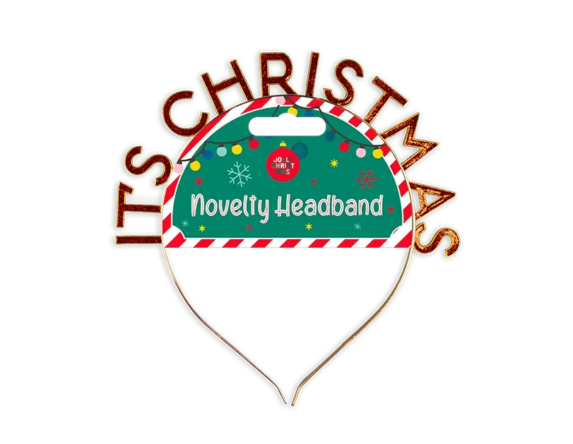Its Christmas Metal Headband