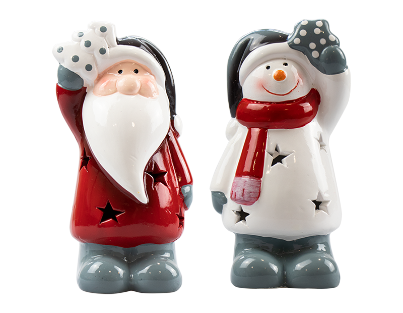 Ceramic LED Christmas Ornament (Assorted)
