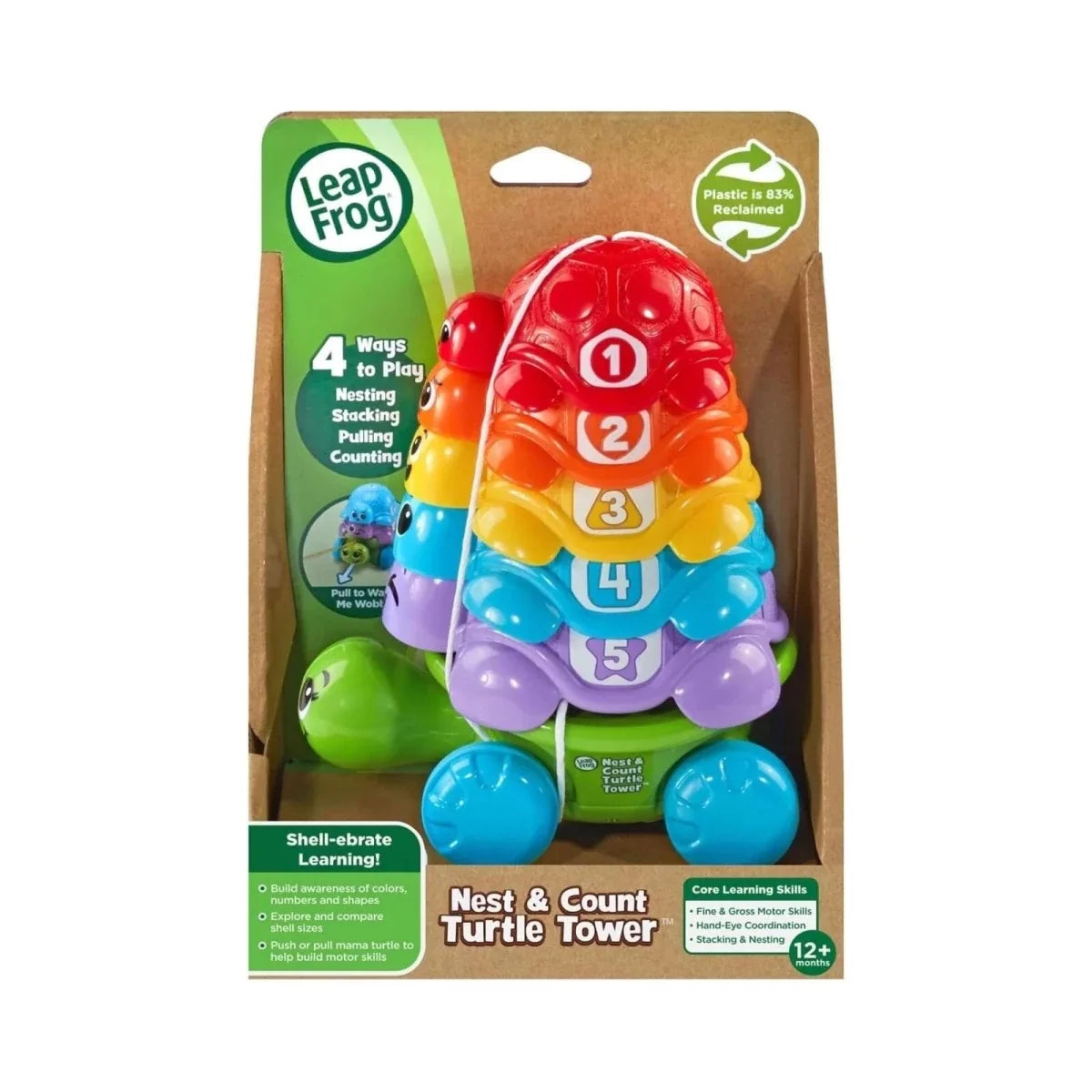 LeapFrog Nest & Count Turtle Tower