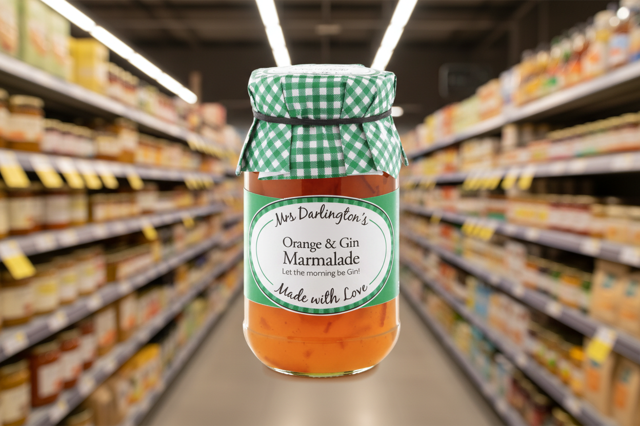 6 x Mrs Darlington's Medium Cut Orange with Ginger - 340g