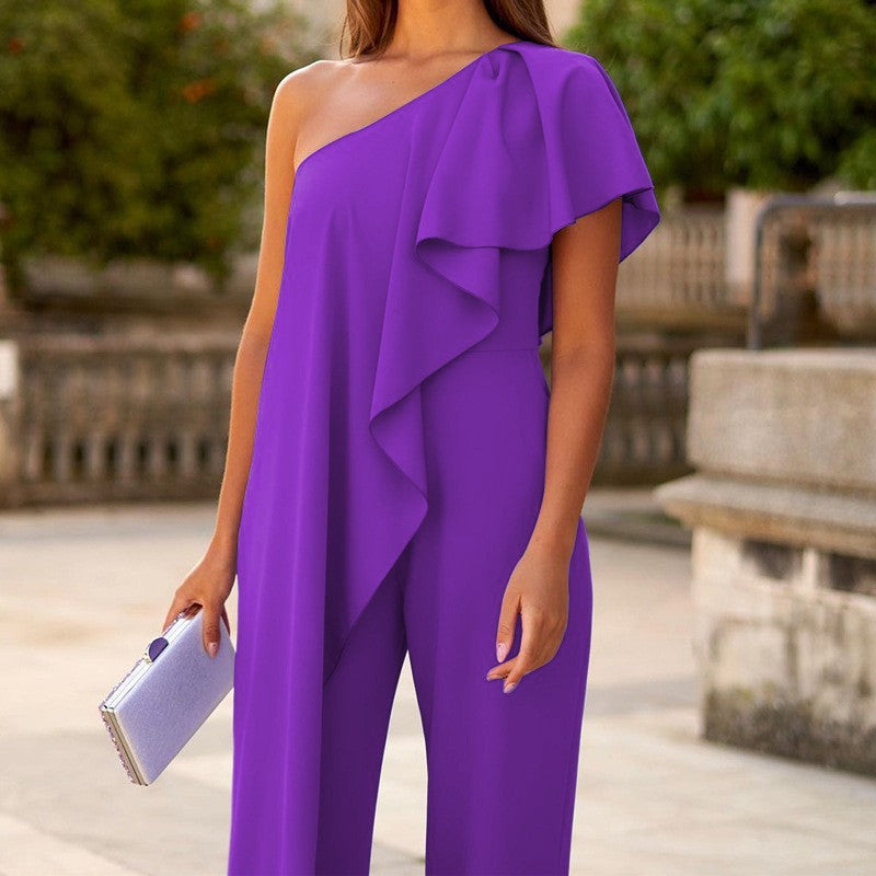 Long Crossover-Shoulder Pants