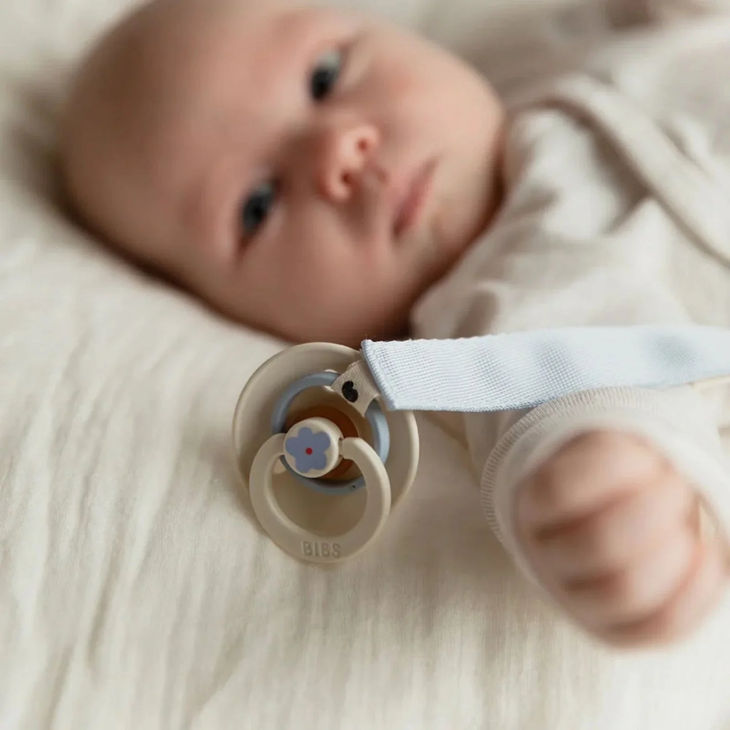 BIBS Soother Clip Ribbon - Sage