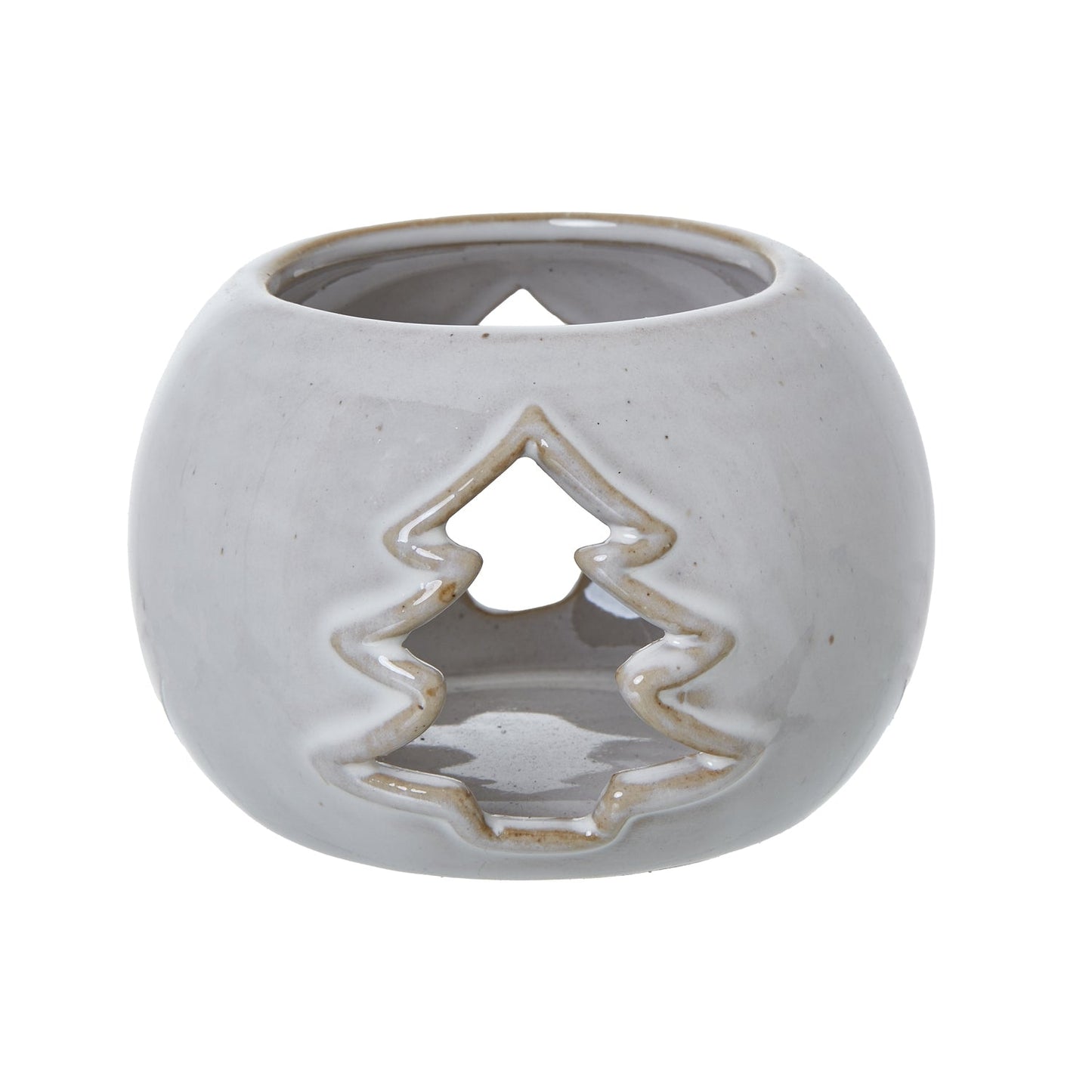 Tree Cut-Out Round Tealight Holder