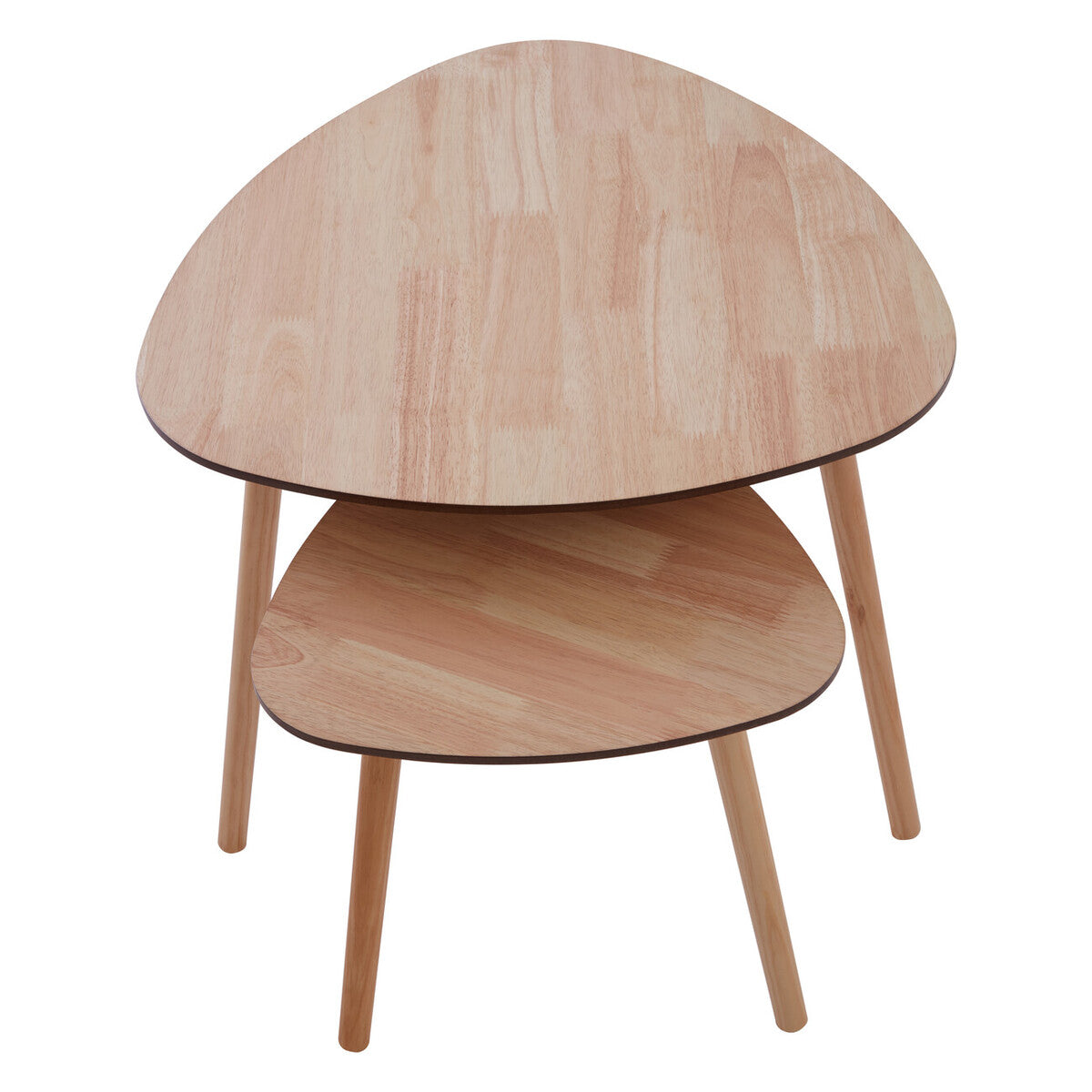 Rostok Natural Wood Set of 2 Nesting Tables