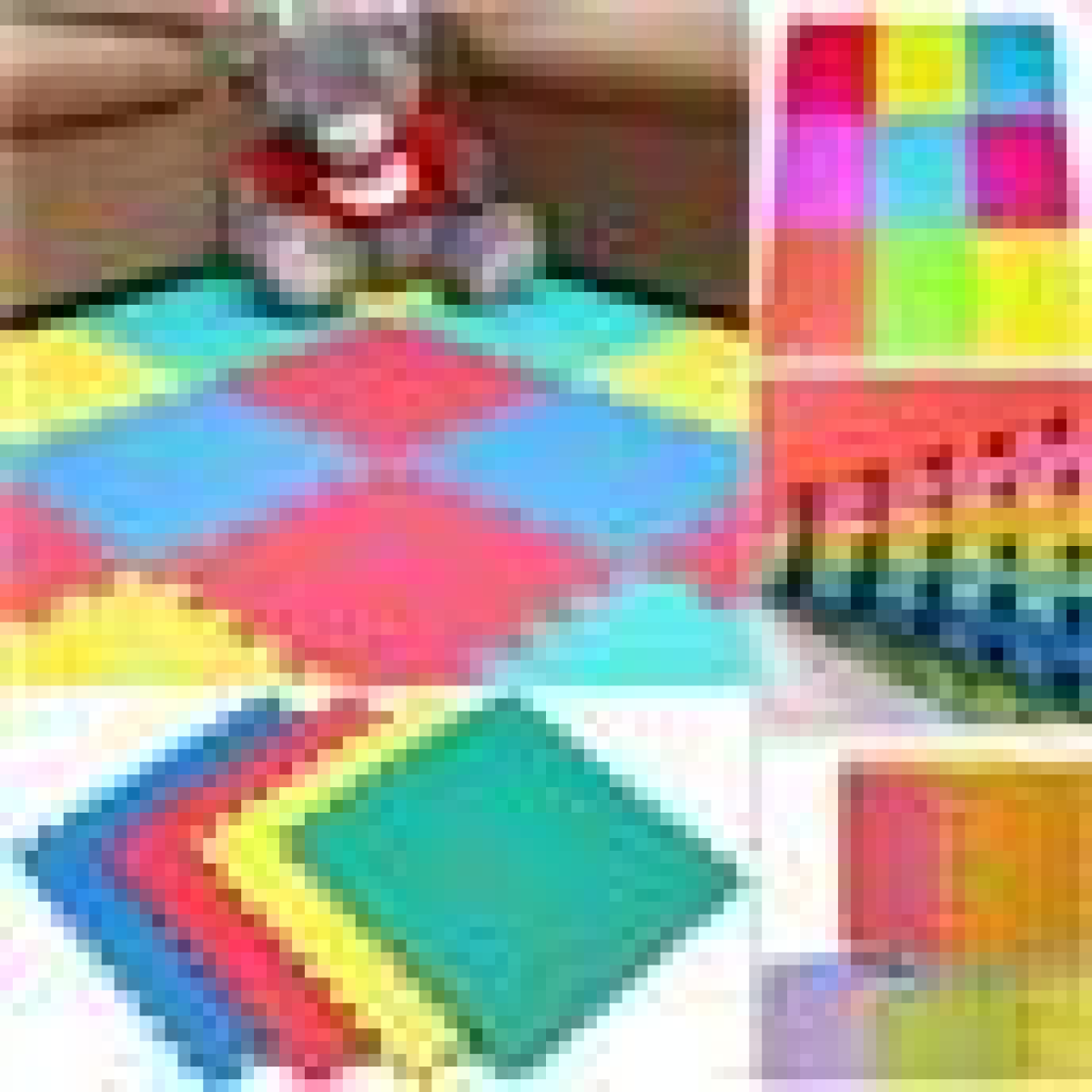 10 PACKS MULTICOLOR EVA INTERLOCKING MAT 30 X 30