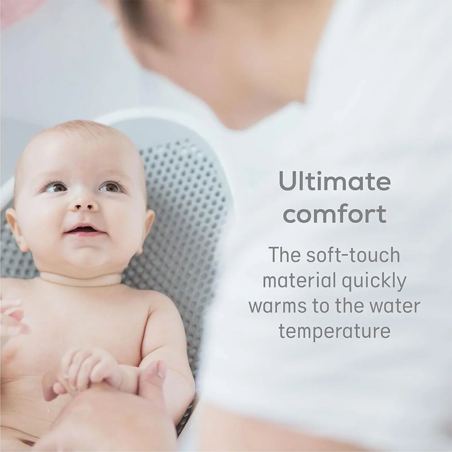 Angelcare Soft Touch Baby Bath Support - Grey