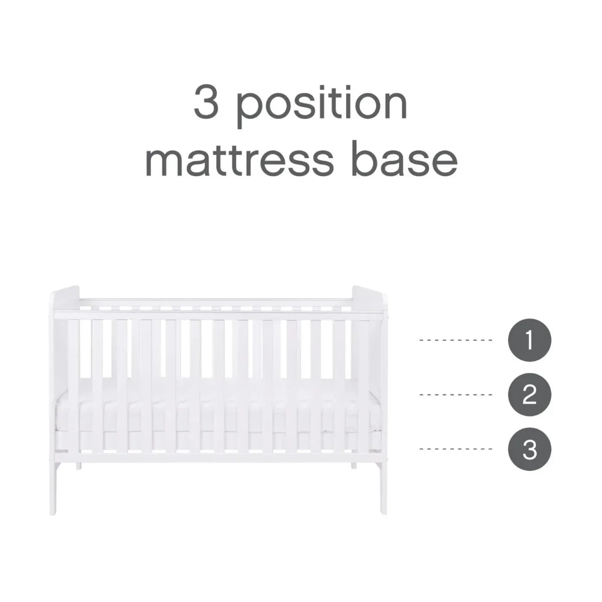 Tutti Bambini Rio 2 pcs Room Set - White