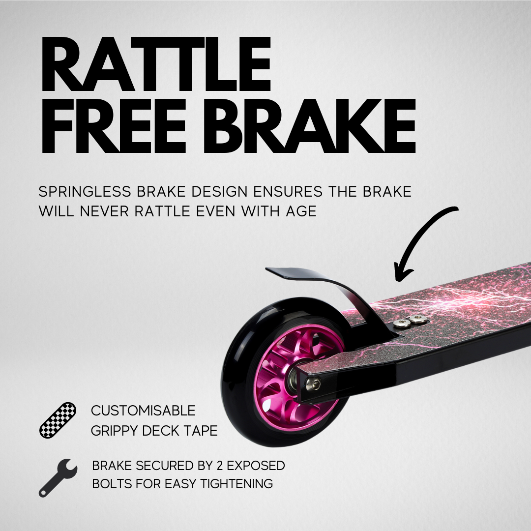 Black - Deluxe Stunt Scooter