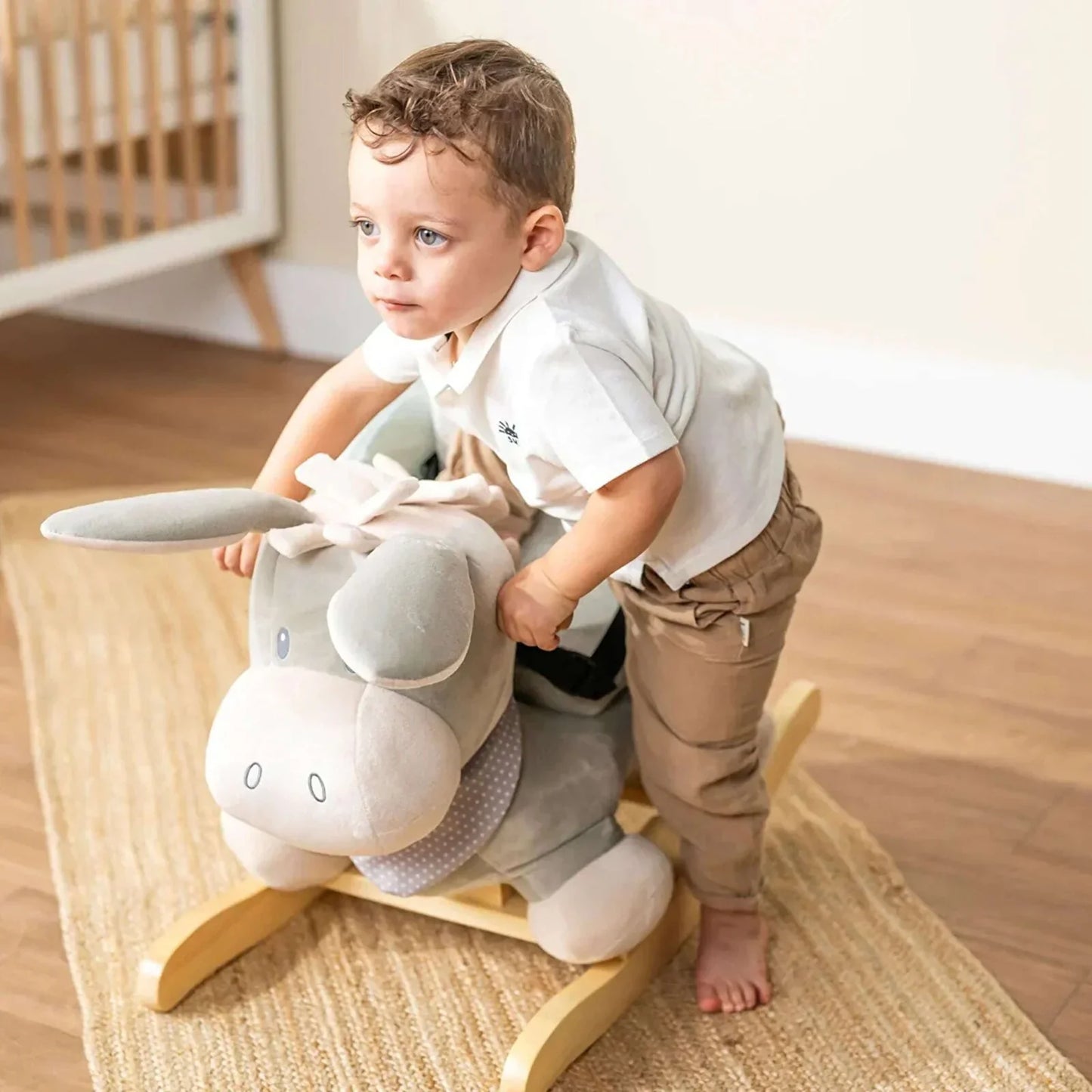 Nattou Cappuccino Donkey Rocker