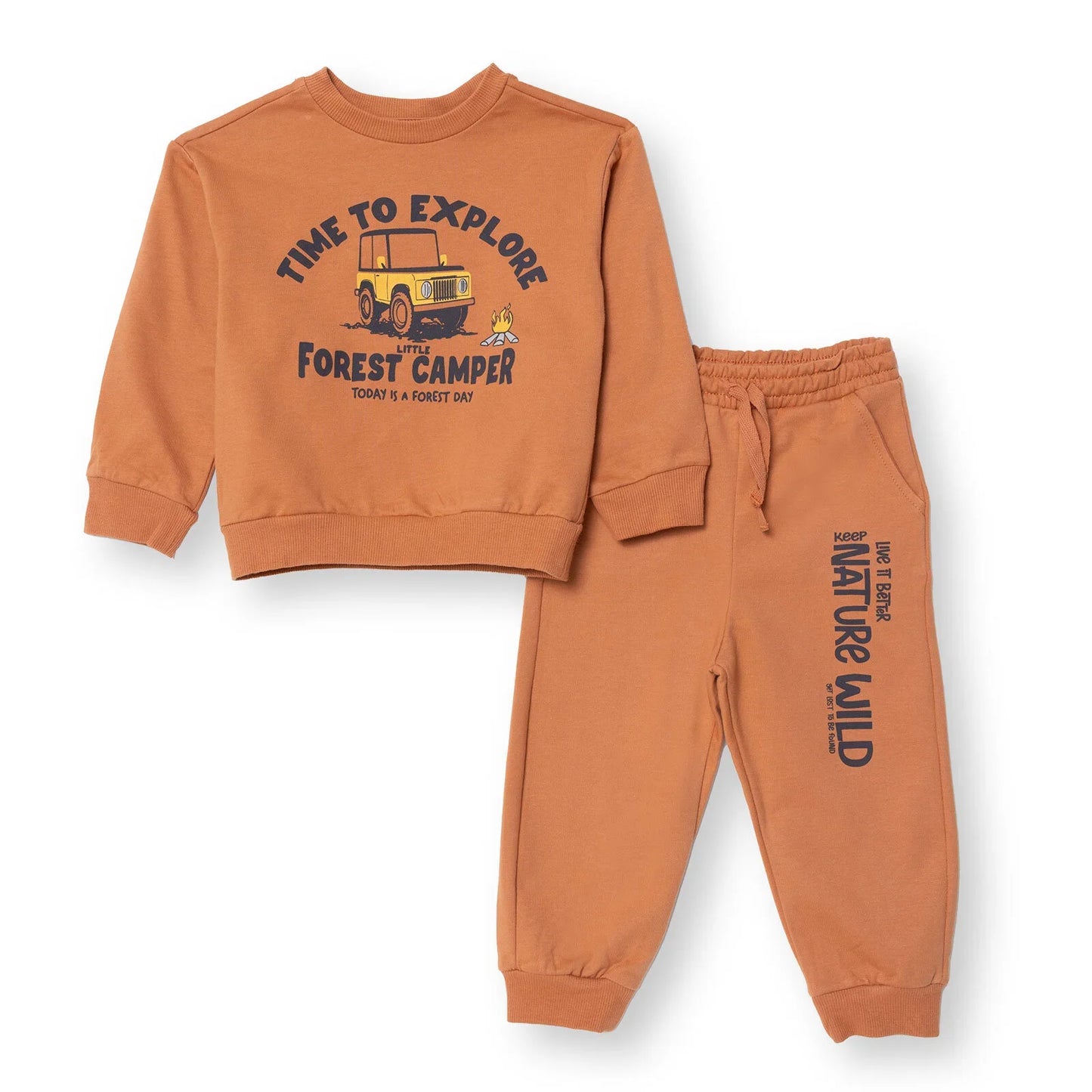 HelloBaby Jogging Set - Brown