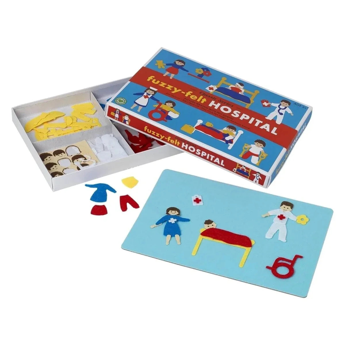 Fuzzy Felt Retro Classic - Hospital