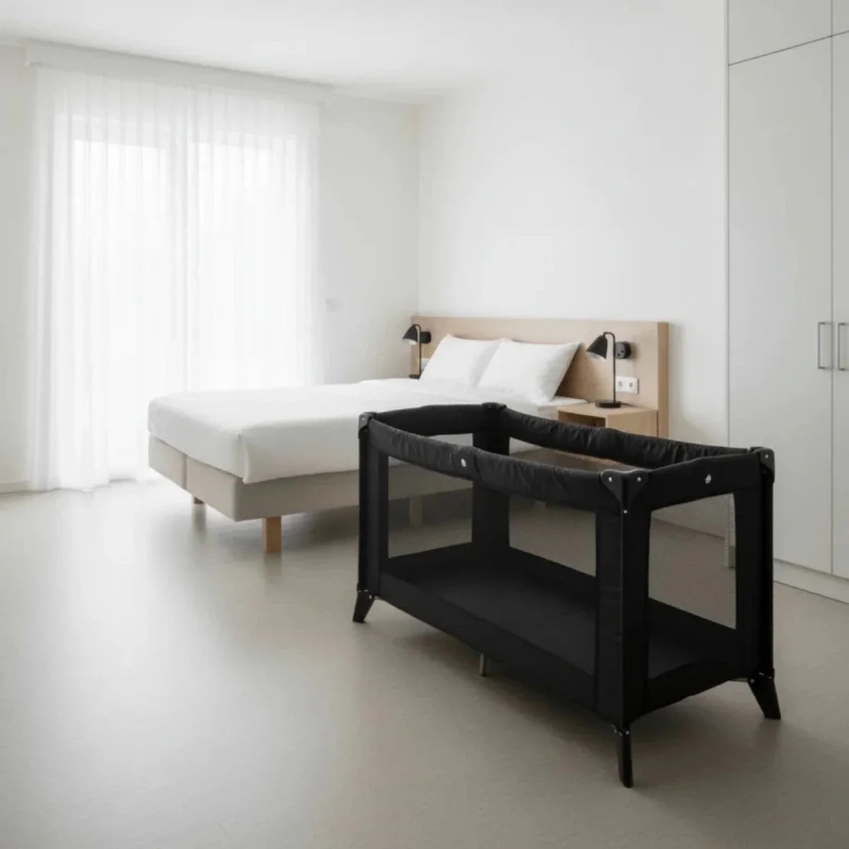 East Coast Travel Cot - Black