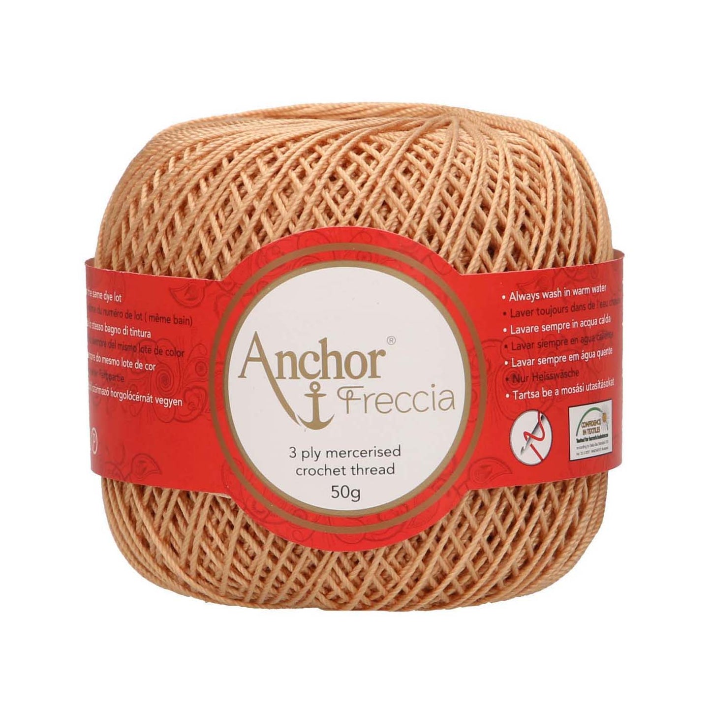 Anchor Freccia 100% Cotton Crochet Yarn - Thickness 12 50gr