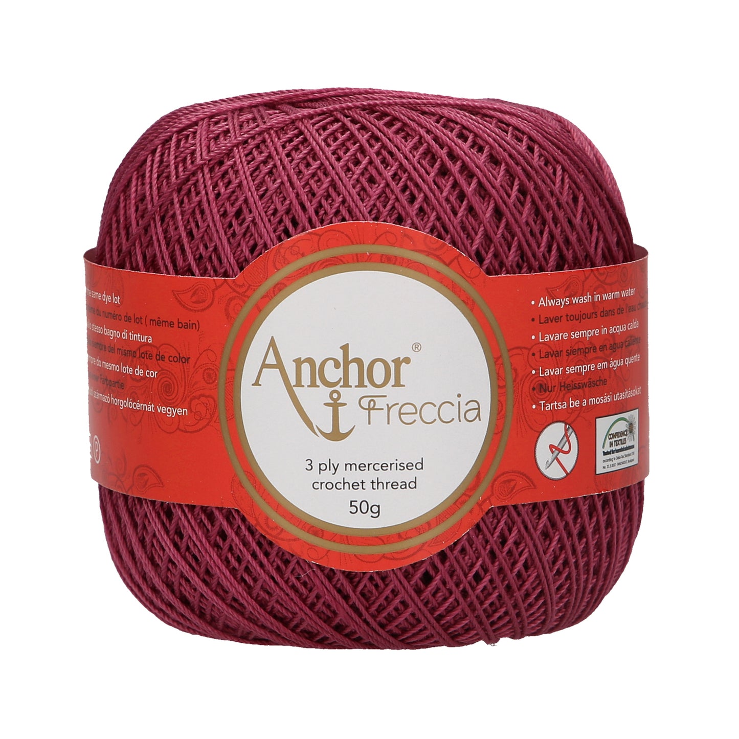 Anchor Freccia 100% Cotton Crochet Yarn - Thickness 12 50gr