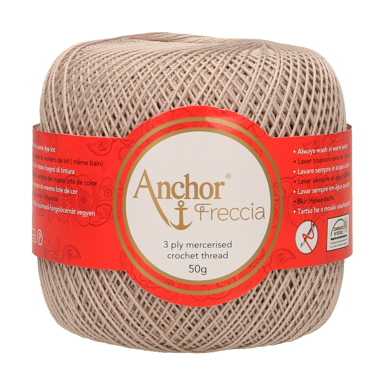 Anchor Freccia 100% Cotton Crochet Yarn - Thickness 12 50gr