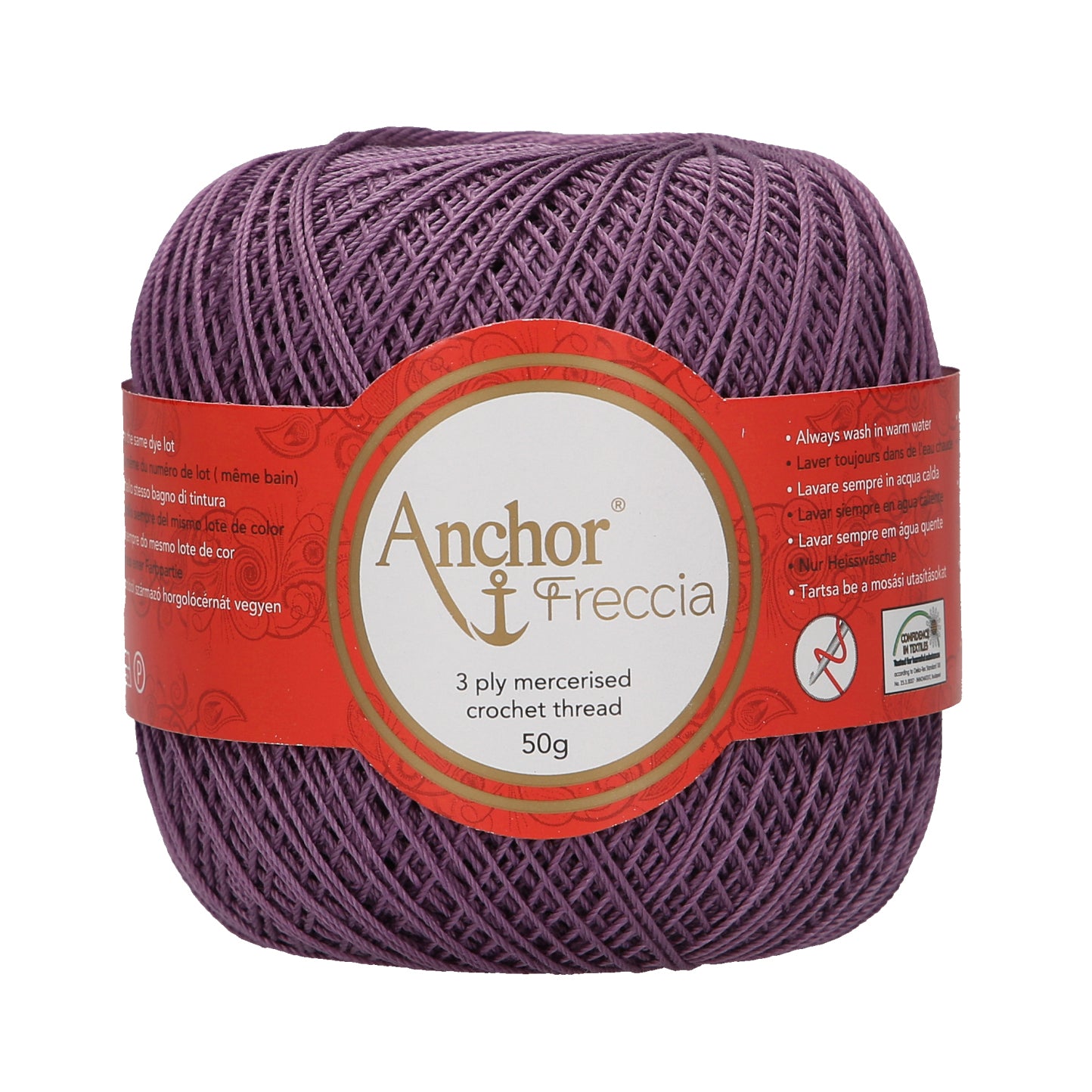 Anchor Freccia 100% Cotton Crochet Yarn - Thickness 12 50gr